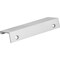 Elements 4" Overall Length Brushed Chrome Edgefield Cabinet Tab Pull A500-4BC - alternate 2
